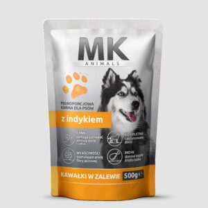 KARMA DLA PSA INDYK 500G saszetka MK ANIMALS (10)