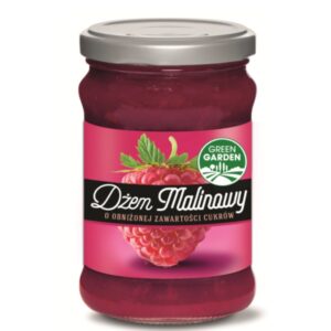 DŻEM GREEN GARDEN MALINOWY NISKOSŁODZONY 280G