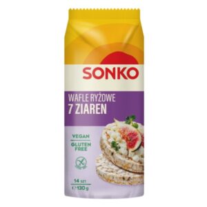 SONKO WAFLE RYŻOWE 7 ZIAREN 130G
