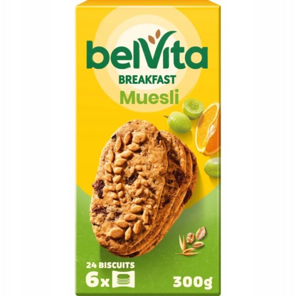 BELVITA MUESLI 300G (10) ciastka zboż.MONDELEZ
