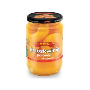 BRZOSKWINIE POŁÓWKI SŁOIK 680G MK