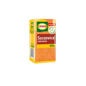 SOCZEWICA CZERWONA 400G CENOS