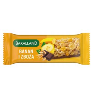 BATON BA! ZBOŻOWY BANAN CZEKOLADA 40G BAKALLAND