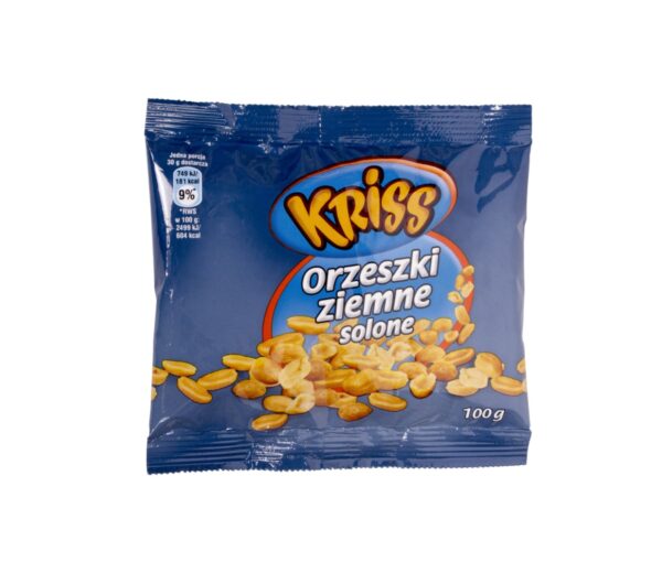 4f03402fa675e831785084eee5a3ba3d.jpg ORZESZKI ZIEMNE SOLONE 100G KRISS