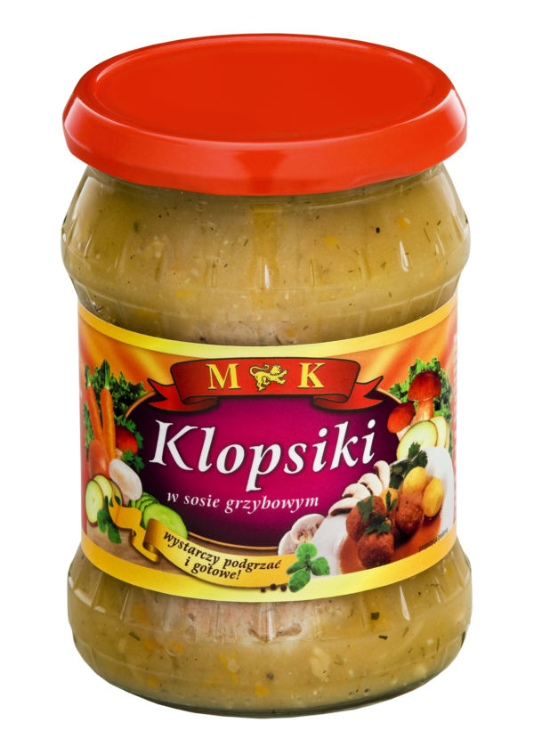 KLOPSIKI W SOSIE GRZYBOWYM 500G MK