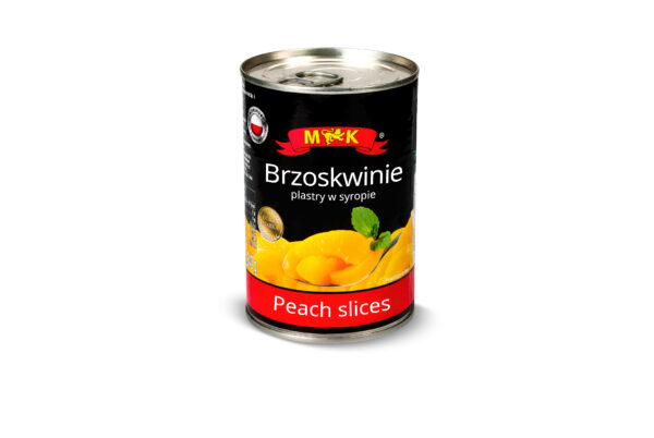 BRZOSKWINIE PLASTRY 420G MK