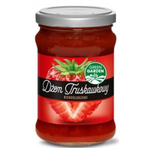 DŻEM GREEN GARDEN TRUSKAWKOWY NISKOSŁODZONY 280G