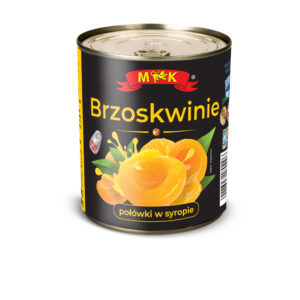 BRZOSKWINIE W SYROPIE 820G MK