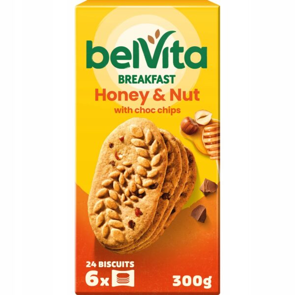 BELVITA HONEY NUT 300G (10) ciastka zboż.MONDELEZ
