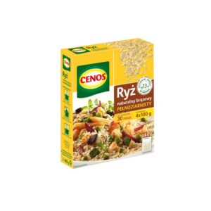 RYŻ BRĄZOWY 4*100G CENOS NATURALNY