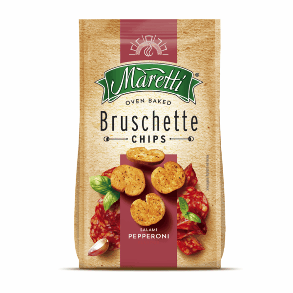 BRUSCHETTE MARETTI SALAMI PEPER.70G ITALMEX