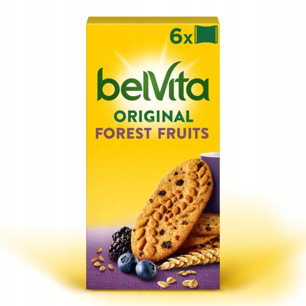 BELVITA FOREST FRUITS 300G (10) ciastka zboż.MONDELEZ