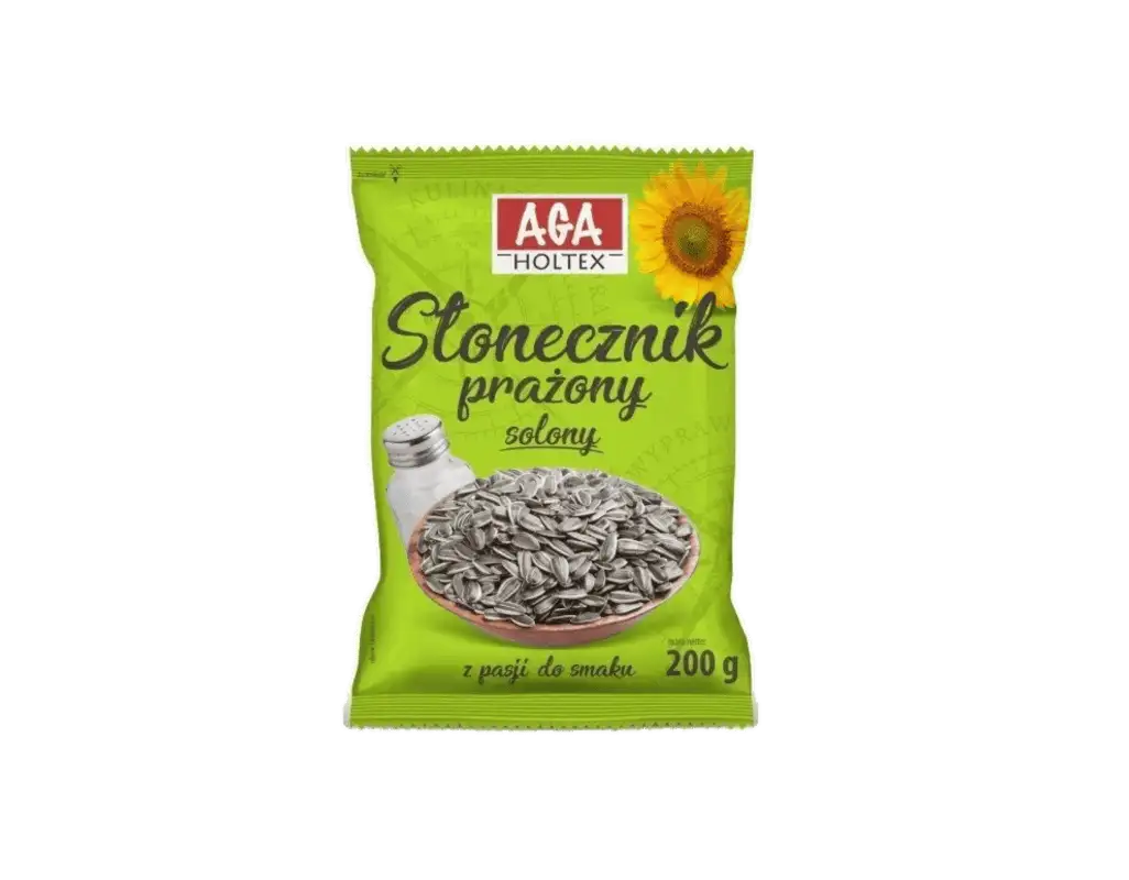 Aga-Holtex Słonecznik Prażony Solony 200 g