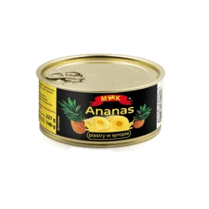 MK Ananas Plastry w Lekkim Syropie 227 g