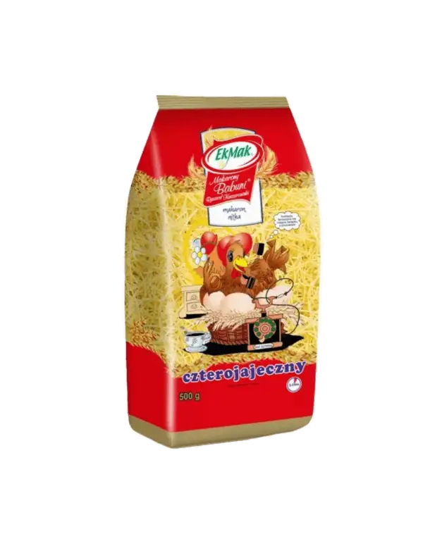 Eko-Mak Makaron Babuni Kura 4 Jajeczny 250 g