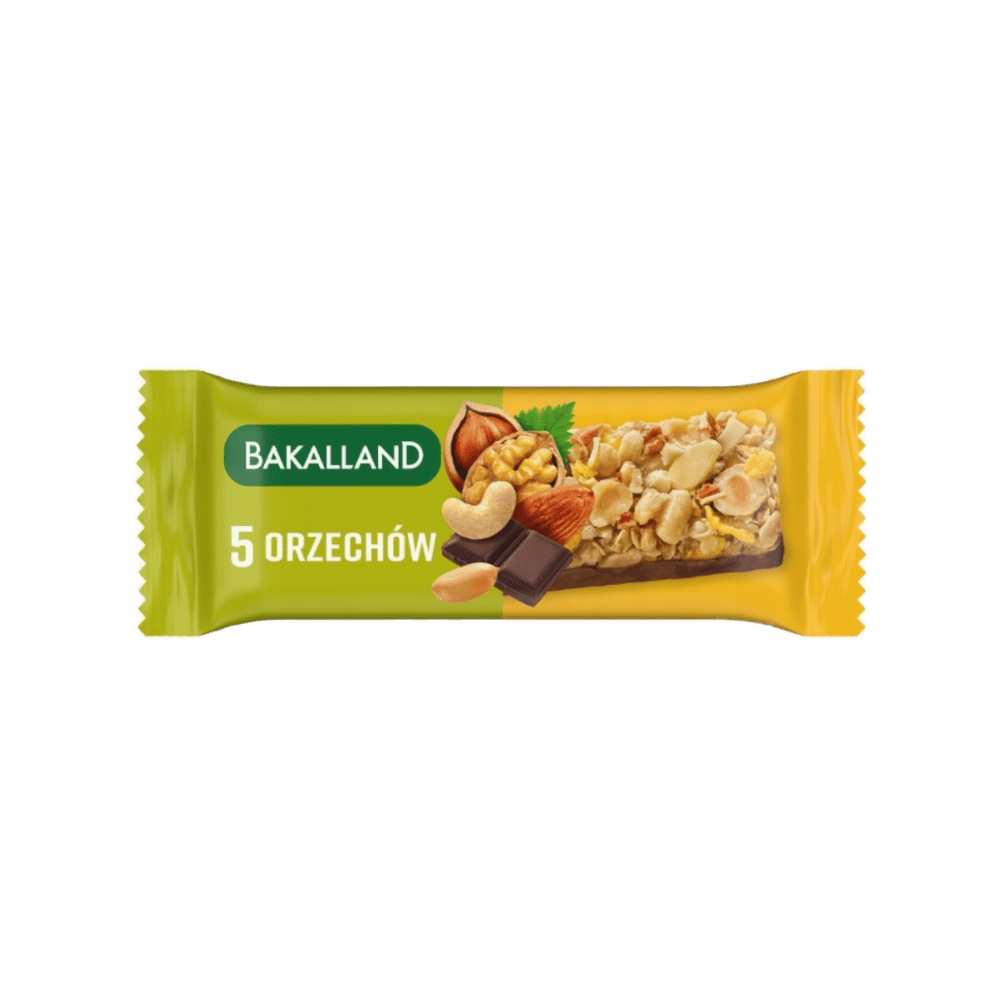 BA! Baton Zbożowy 5 Orzechów 40 g