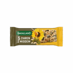 BATON BA! ZBOŻOWY 5 ZIAREN I MIÓD 40G BAKALLAND
