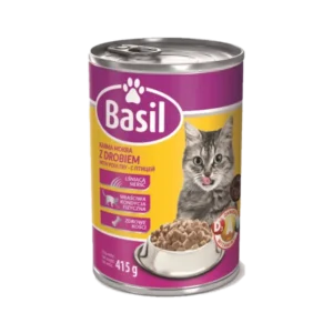 BASIL Karma dla kota z drobiem 415 g