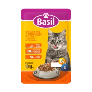 BASIL Karma dla kota z indykiem 100 g