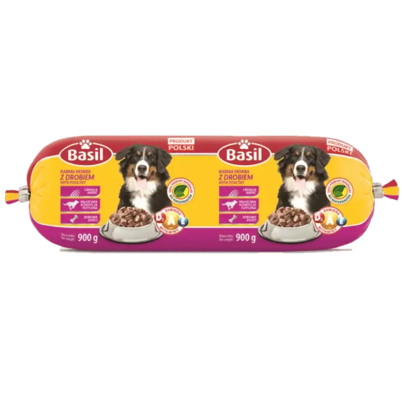 BASIL Baton dla psa z drobiem 900 g