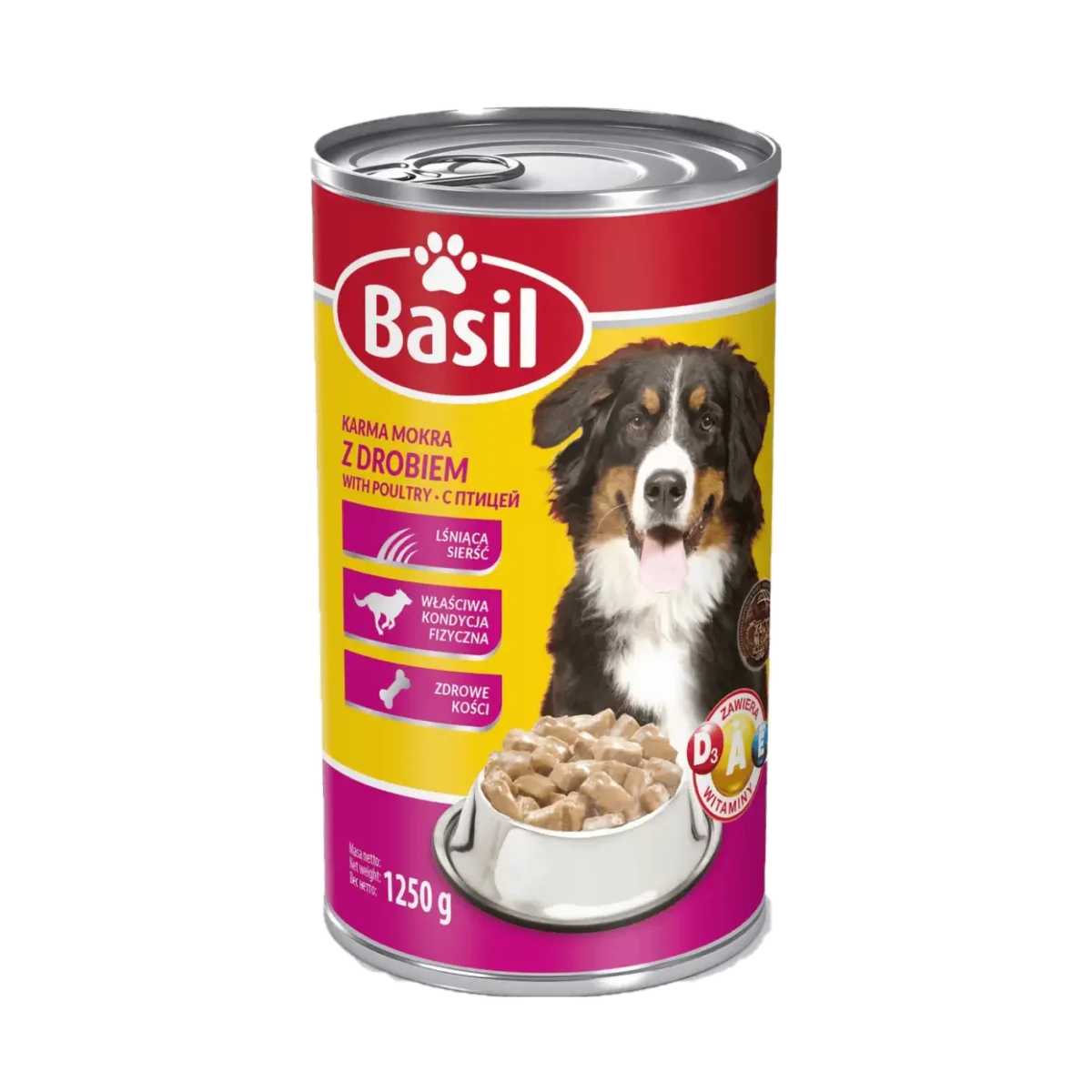 BASIL Karma dla psa z drobiem 1250 g