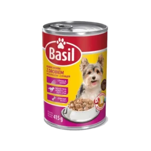 BASIL Karma dla psa z drobiem 415 g