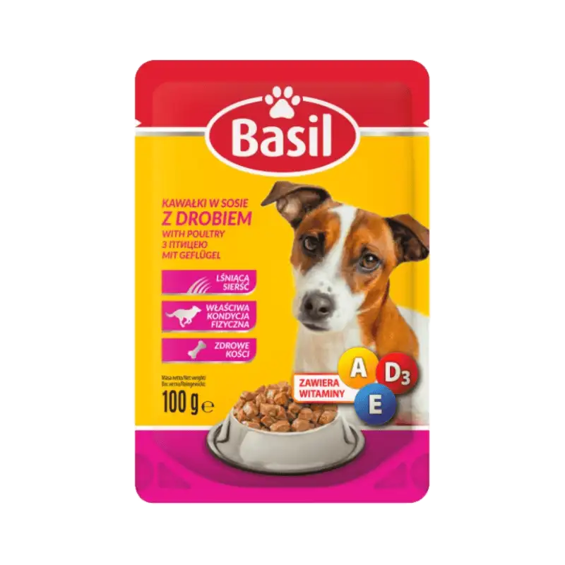 BASIL Karma dla psa z drobiem 100 g