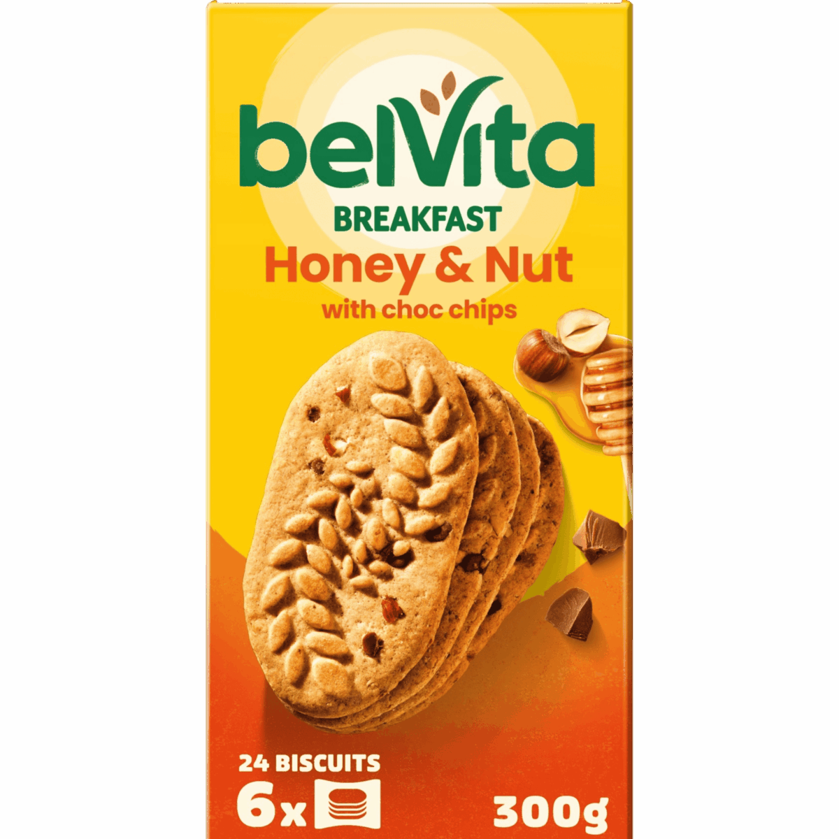 belvita honey and nut belVita Breakfast Ciastka Zbożowe Honey & Nuts 300 g