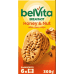 belVita Breakfast Ciastka Zbożowe Honey & Nuts 300 g