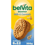 belVita Breakfast Ciastka Zbożowe z Mlekiem 300 g