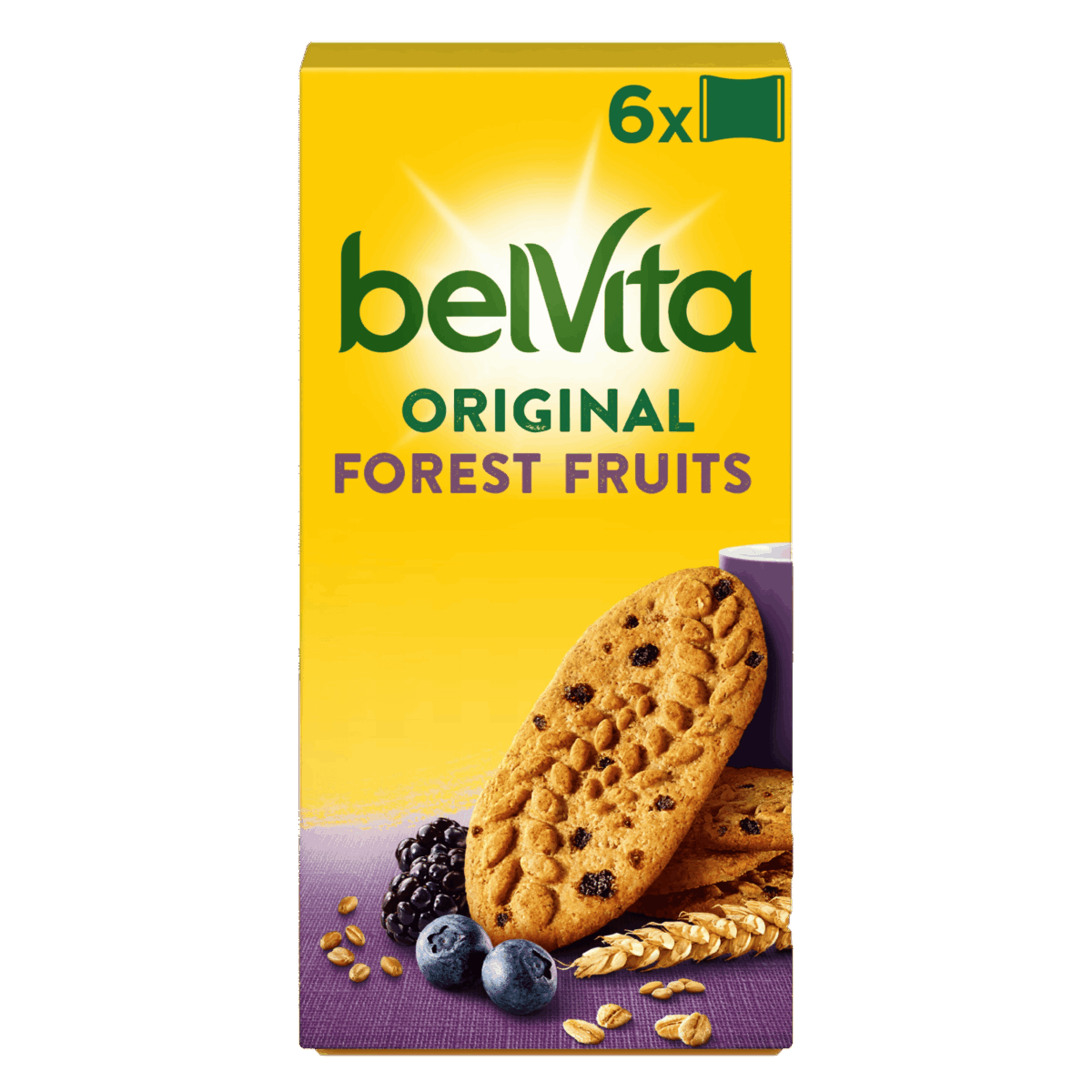 belVita Breakfast Ciastka Zbożowe z Owocami Leśnymi 300 g