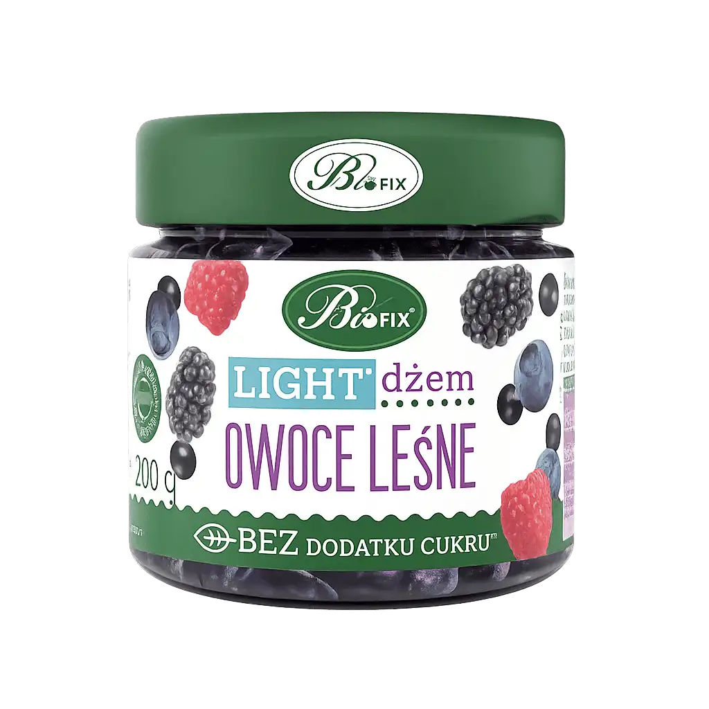 BiFIX Dżem Owoce Leśne Bez Dodatku Cukru 200 g