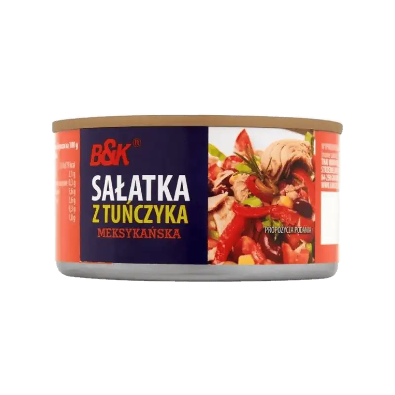 bk salatka z tunczyka B&K Sałatka z Tuńczyka Meksykańska 185 g