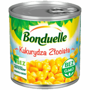Bonduelle Kukurydza Złocista Bez Dodatku Cukru 340 g