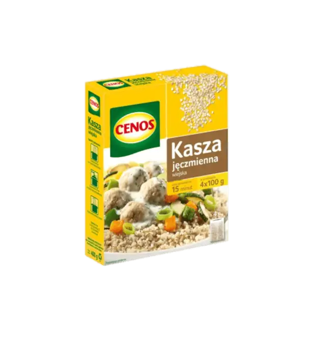 Cenos Kasza Jęczmienna Wiejska 400 g (4 × 100 g)