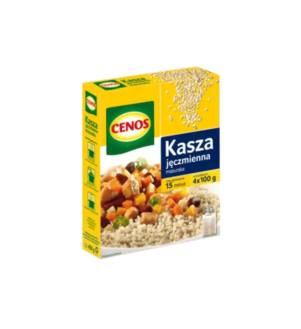 Cenos Kasza Jęczmienna Mazurska 400 g (4 × 100 g)