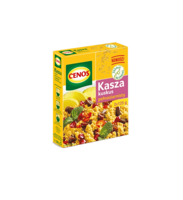Cenos Kasza Kuskus Pełnoziarnisty 250 g (2 × 125 g)