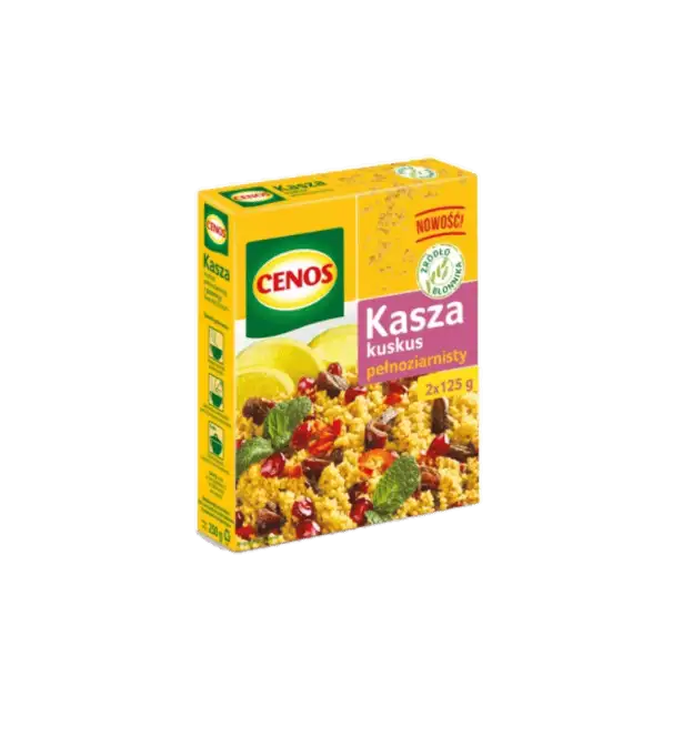 Cenos Kasza Kuskus Pełnoziarnisty 250 g (2 × 125 g)