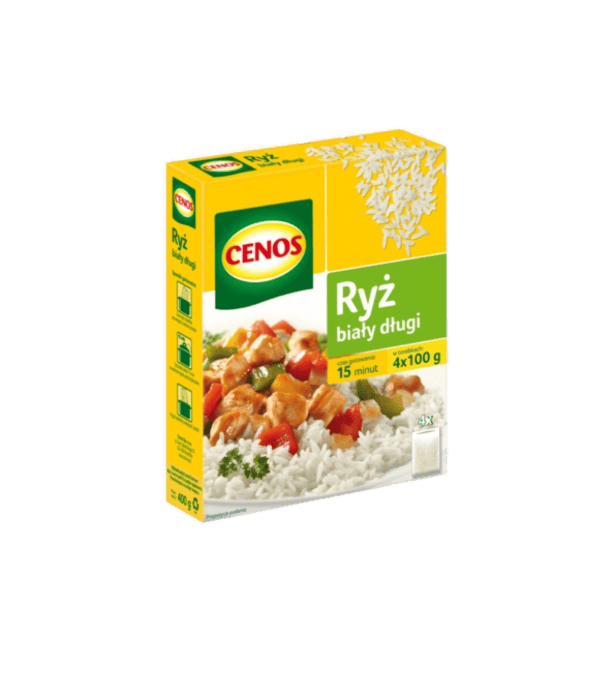 cenos ryz bialy dlugi 400 Cenos Ryż Biały Długi 400 g (4 × 100 g)