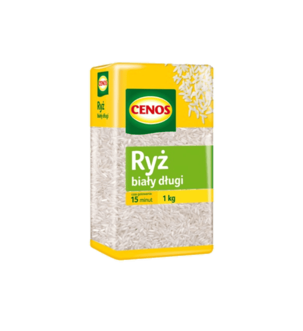 Cenos Ryż Biały Długi 1 kg