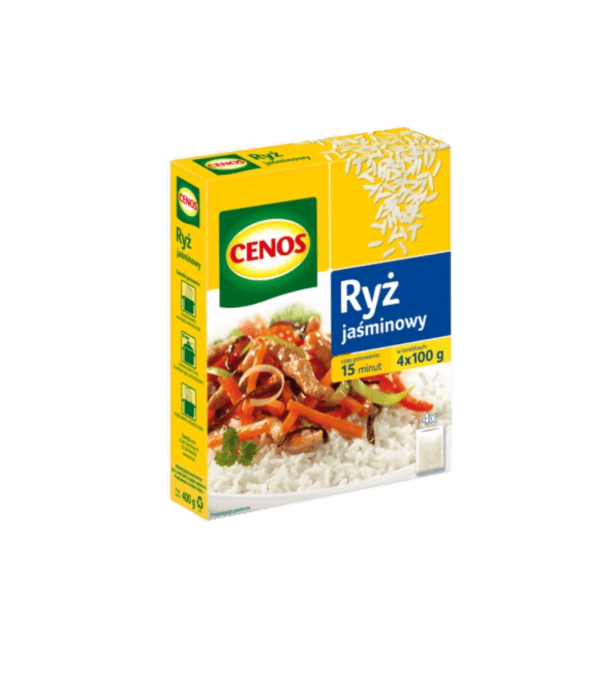 Cenos Ryż Jaśminowy 400 g (4 × 100 g)