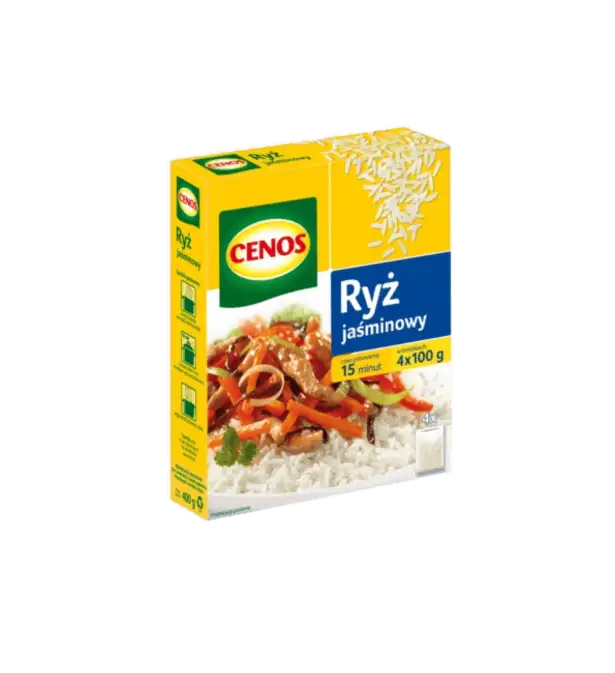 Cenos Ryż Jaśminowy 400 g (4 × 100 g)