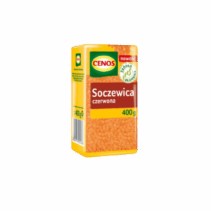 SOCZEWICA CZERWONA 400G CENOS