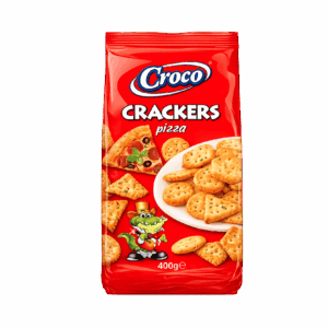 Croco Krakersy o Smaku Pizzy 400 g