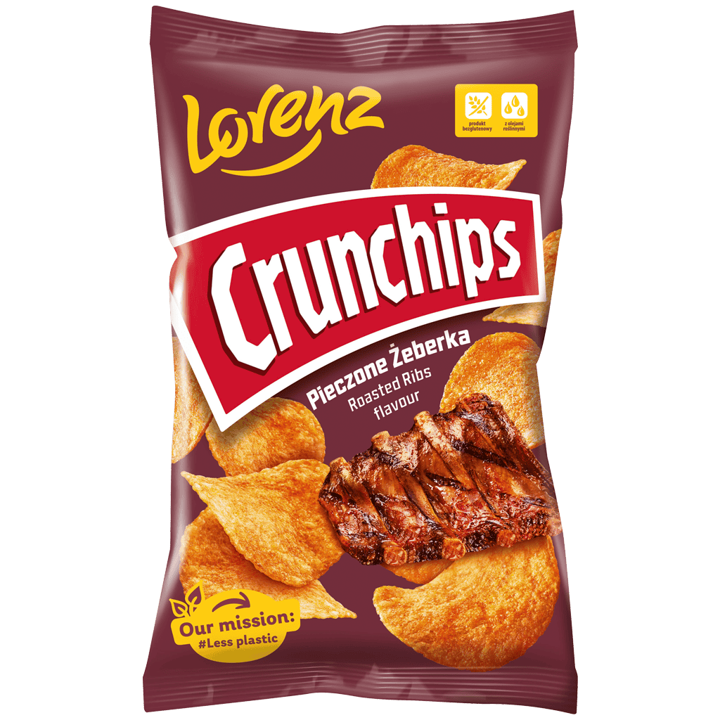 crunchips Crunchips Pieczone Żeberka 130 g