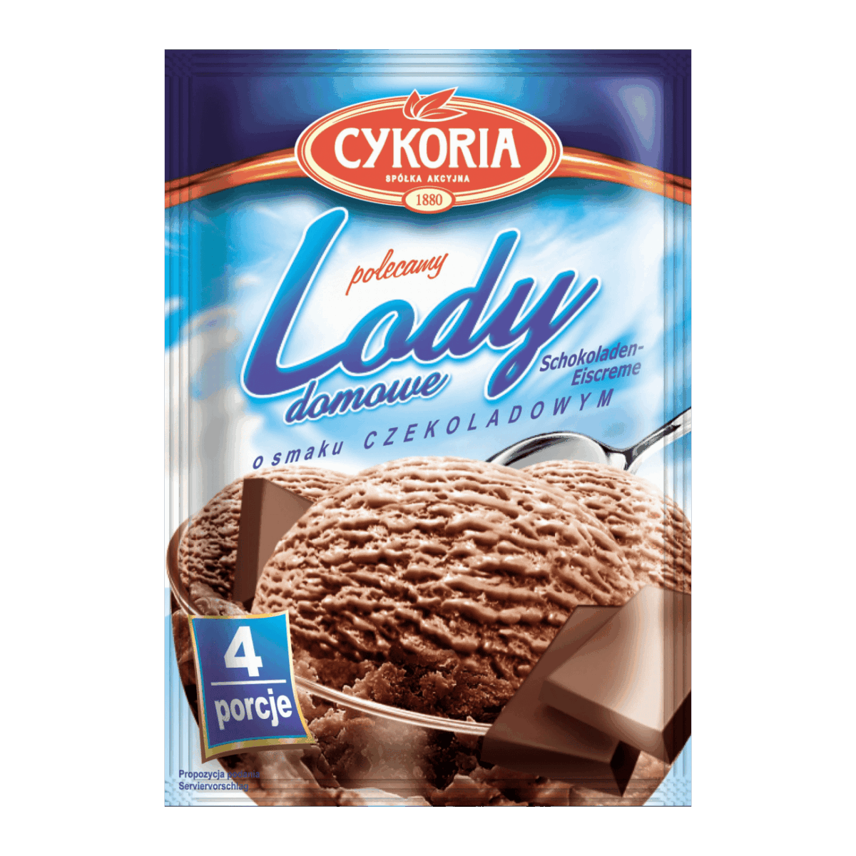 CYKORIA LODY W PROSZKU CZEKOLADOWE 60G