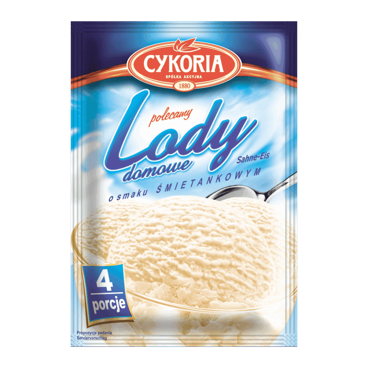 CYKORIA LODY W PROSZKU ŚMIETANKOWE 60G