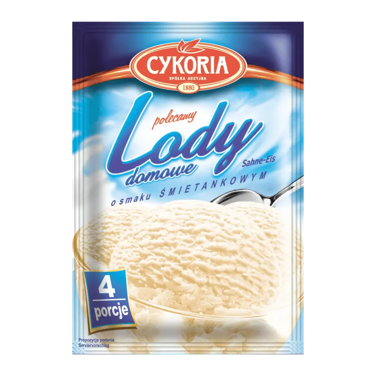 Cykoria Lody Domowe o Smaku Śmietankowym 60 g