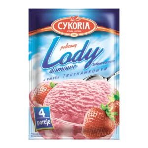 Cykoria Lody Domowe o Smaku Truskawkowym 60 g