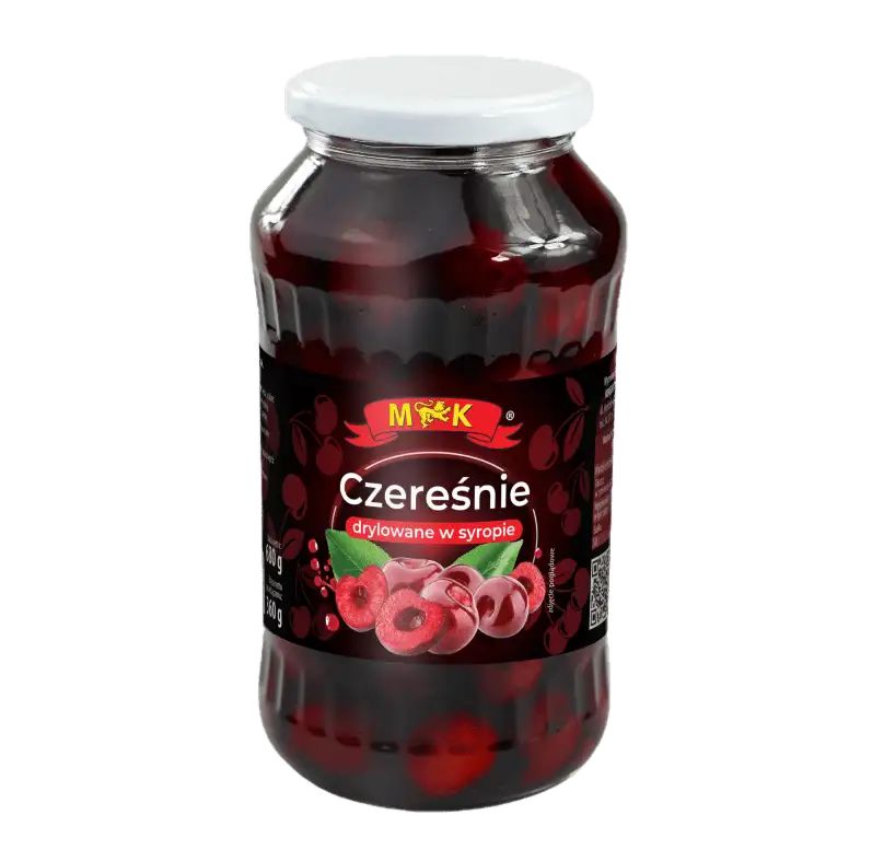 MK Czereśnie Drylowane w Syropie 680 g